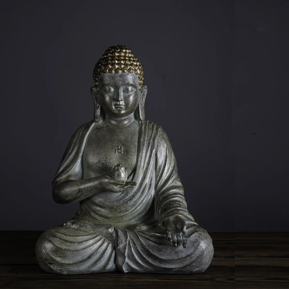 Statue Japonaise en Pierre de Wildoda | Sculpture Zen Décorative Intérieur & Jardin