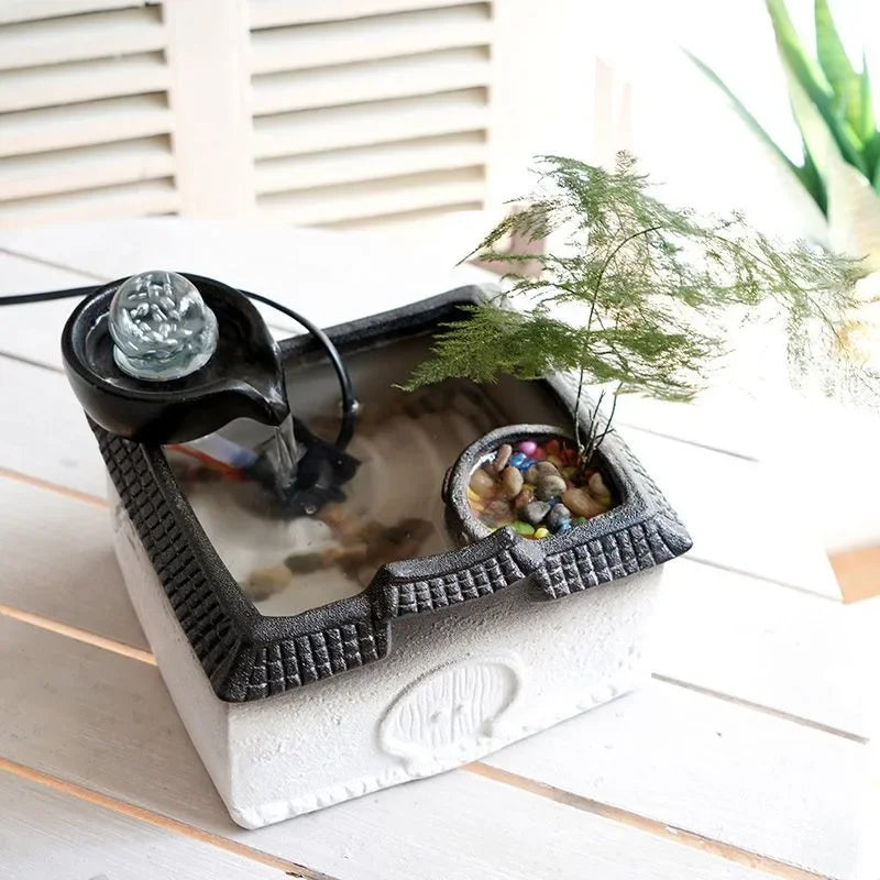 Fontaine Japonaise Artisanale en Céramique – Sérénité, Équilibre et Harmonie Zen