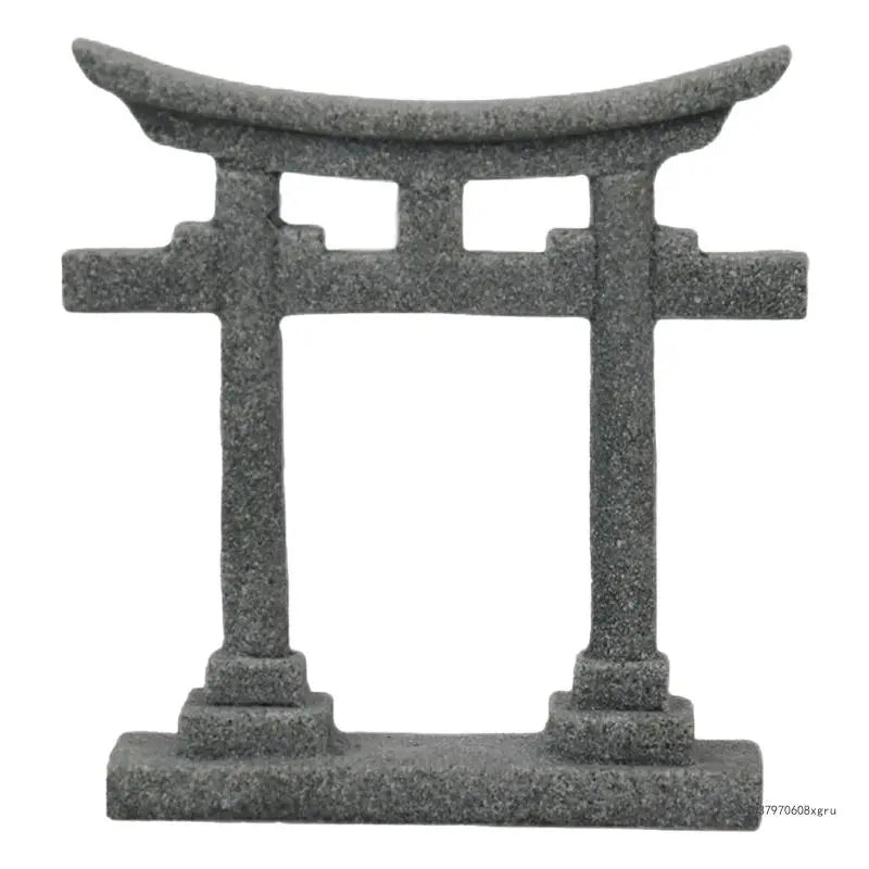 Statue Japonaise pour Aquarium Décoration Zen Aquatique