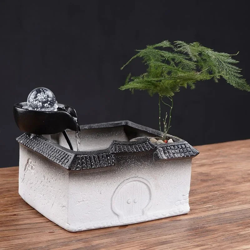 Fontaine Japonaise Artisanale en Céramique – Sérénité, Équilibre et Harmonie Zen