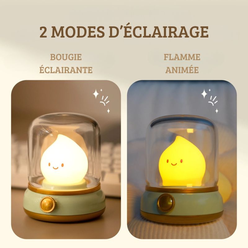 Veilleuse Flamme Apaisante – Lumière Douce & Ambiance Relaxante