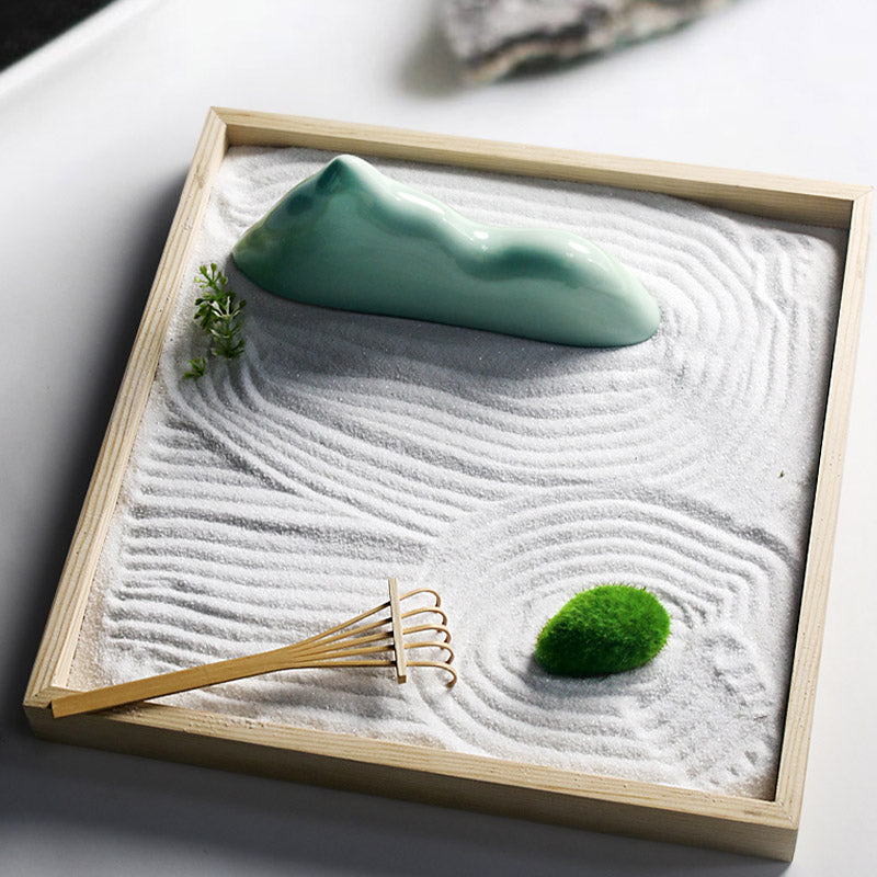 Décoration Jardin Zen en Céramique | Rochers Décoratifs pour Méditation