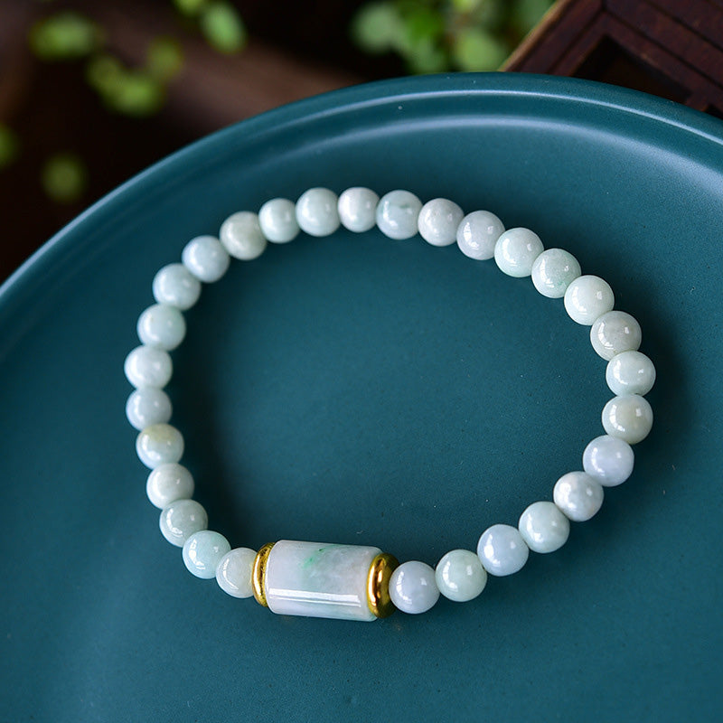 Bracelet Chance & Prospérité en Jade Naturel | Harmonie & Intention