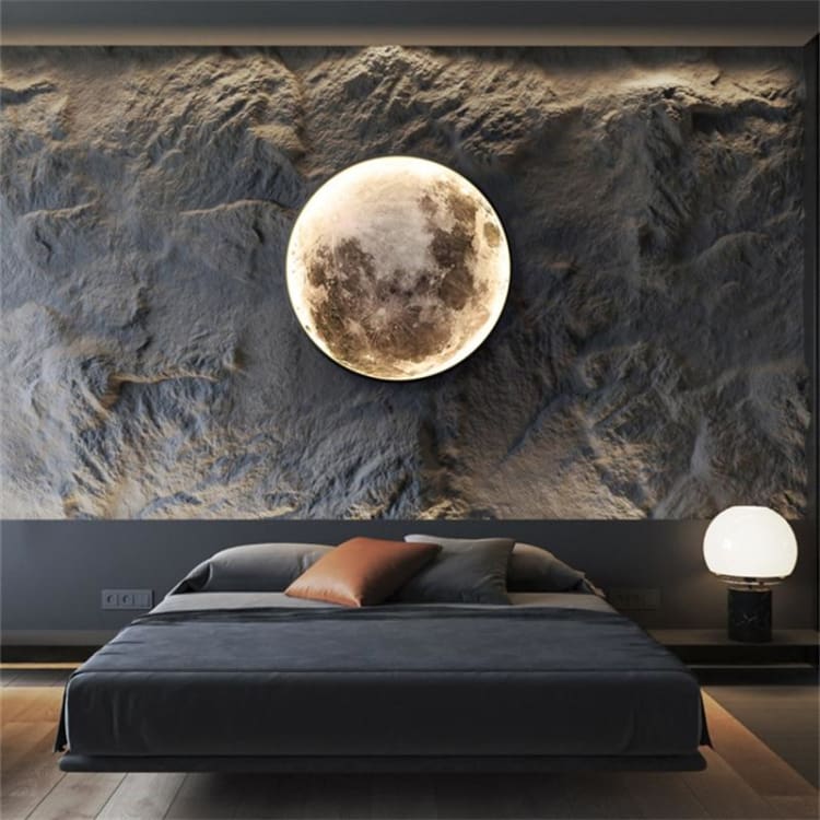 Applique Murale Lunaire – Lumière Douce & Ambiance Éthérée