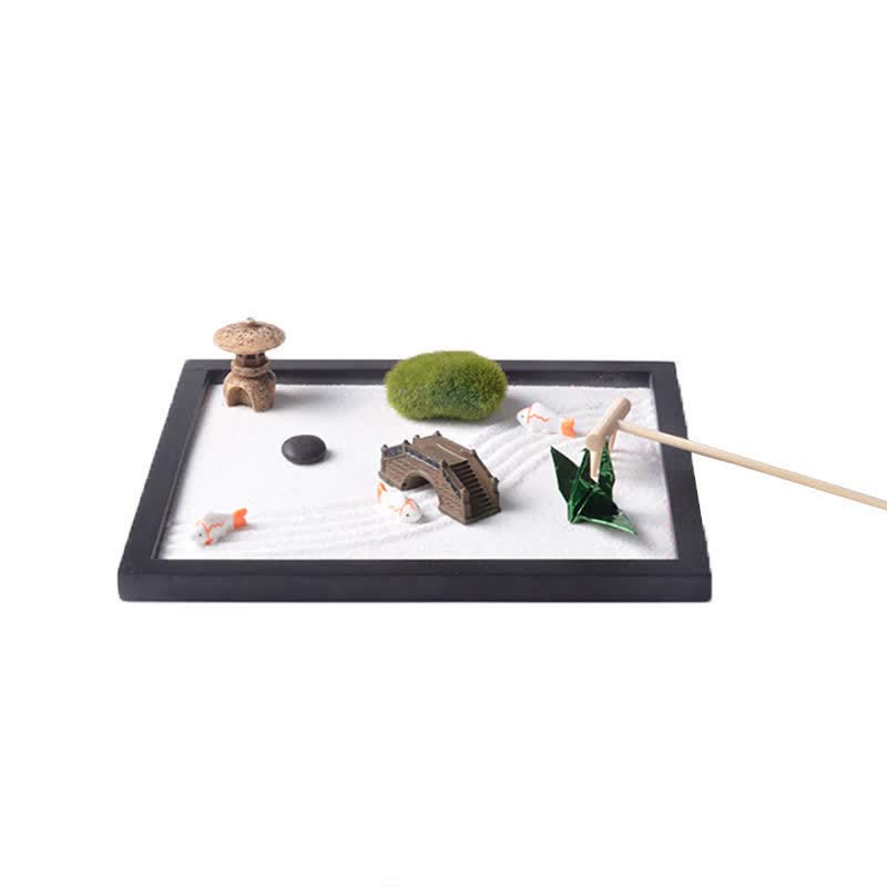 Décoration Poisson Koi Zen pour Jardin de Méditation | Sculpture 21,5 cm