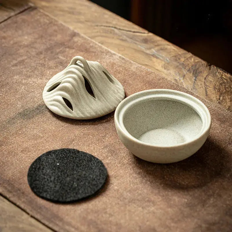 Brûleur d’Encens en Céramique Inspiré du Rituel Kōdō