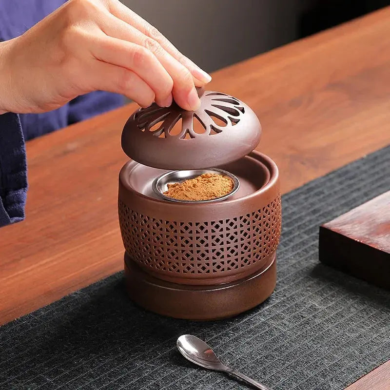 Brûleur d’Encens Électrique en Céramique, Diffusion Élégante & Relaxante