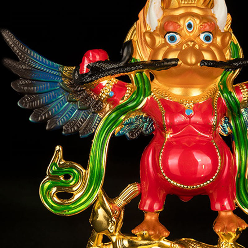 Alliage d'oiseau Garuda du Tibet pour éloigner les mauvais esprits Décoration de la maison