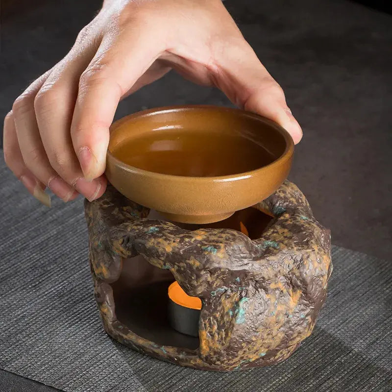 Kōhaku Diffuseur à Chaleur Douce en Céramique Japonaise Rétro