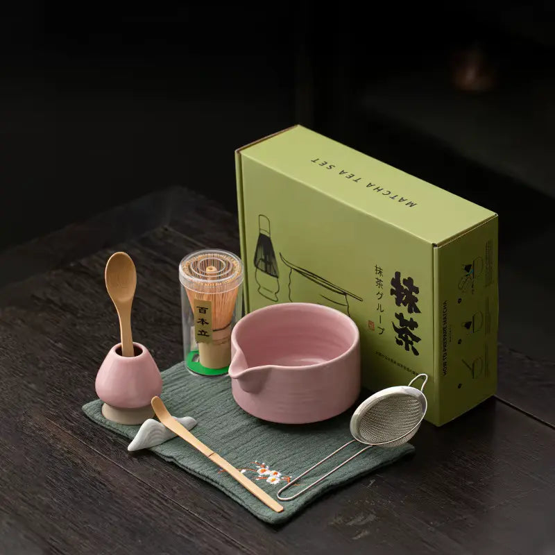 Coffret de Préparation Matcha Japonais, Élégance & Rituel