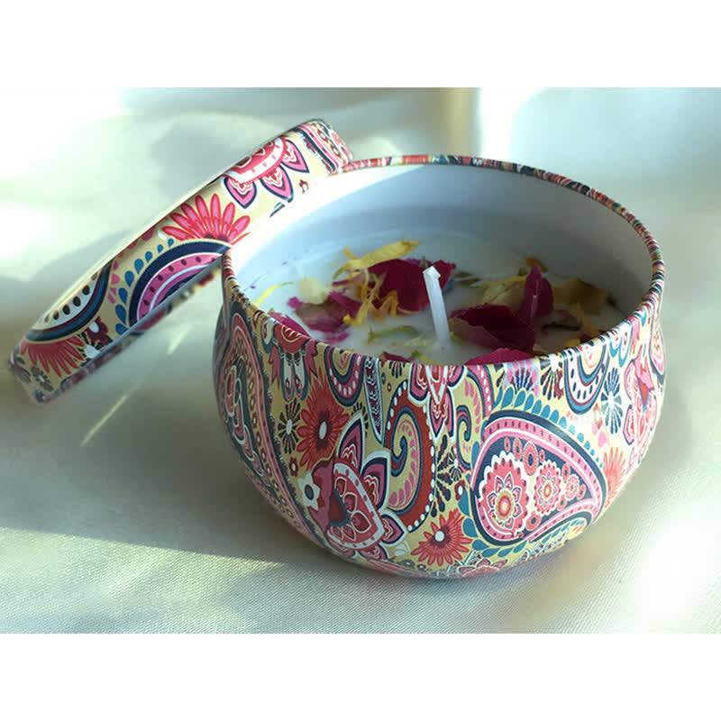 Bougie Spirituelle en Cire de Soja pour Méditation et Rituels