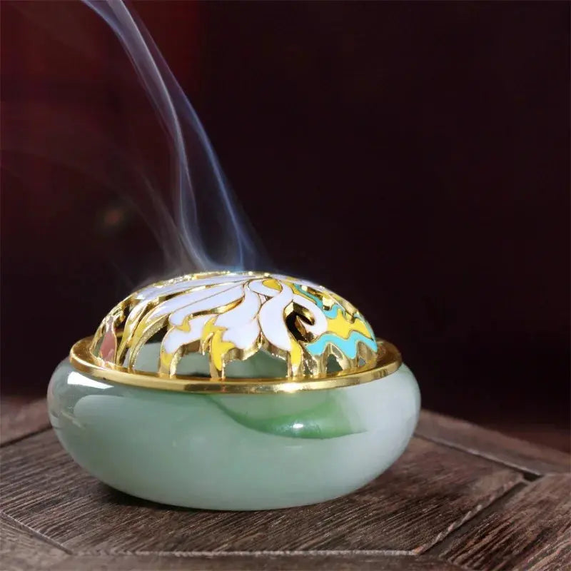 Brûleur d’Encens en Verre Renard à Neuf Queues, Mystique & Raffiné
