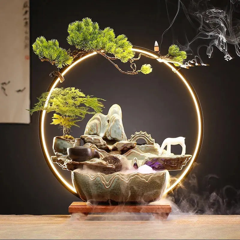 Flux Harmonie · Fontaine d’Encens LED Feng Shui