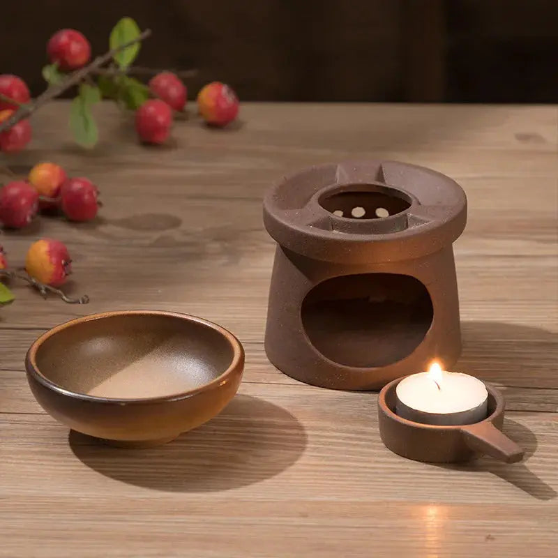 Harmonie des Trois Voies Diffuseur à Chaleur Douce en Céramique Japonaise