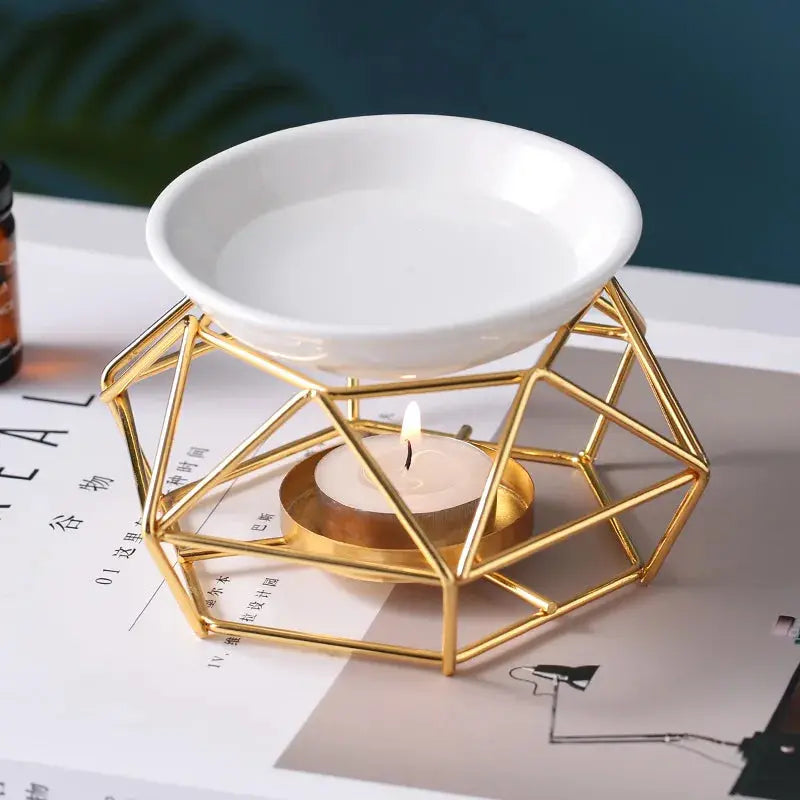 Ligne Sereine Diffuseur à Chaleur Douce Design Métallique