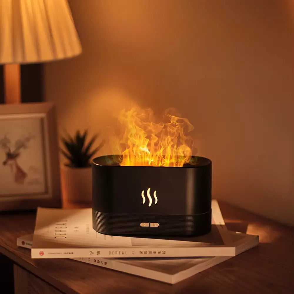 Diffuseur d’Huiles Essentielles Effet Flamme LED