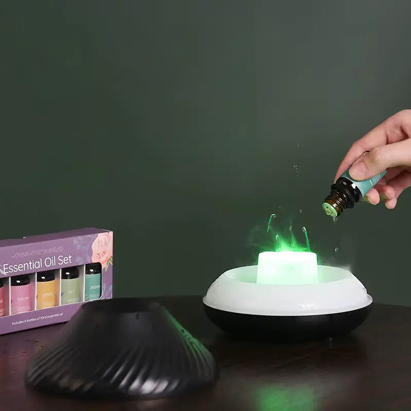 Diffuseur d’Huiles Essentielles Ultrasonique Volcanique