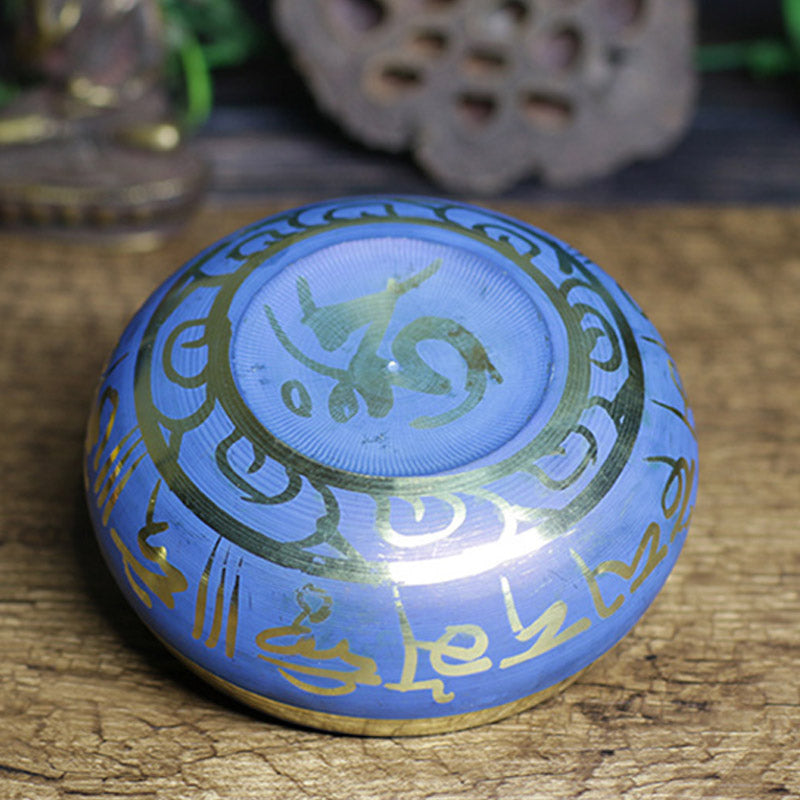 Bol Chantant Tibétain en Cuivre pour Méditation et Relaxation | 9,5 cm