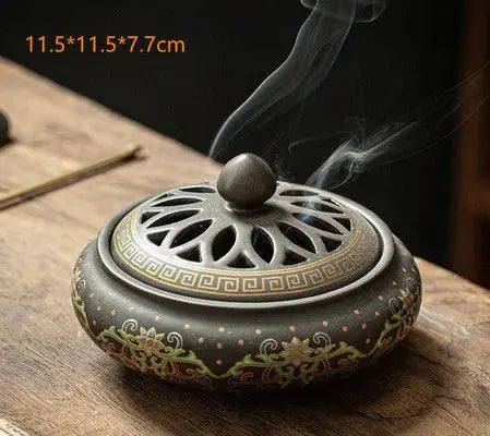 Brûleur d’Encens en Céramique Zen, Élégance & Sérénité
