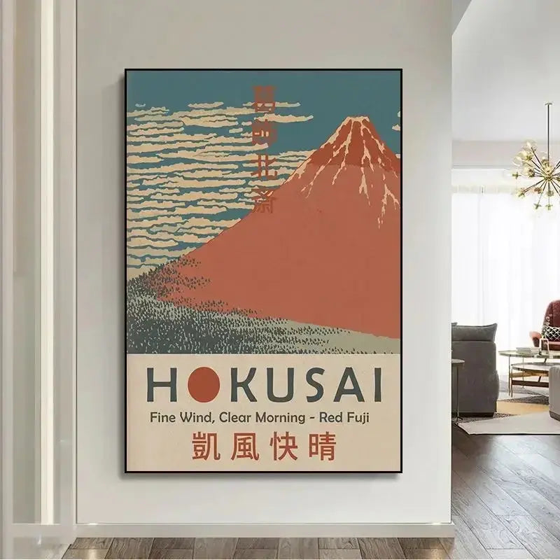 Affiche Japonaise Inspirée des Grands Maîtres de l’Estampe