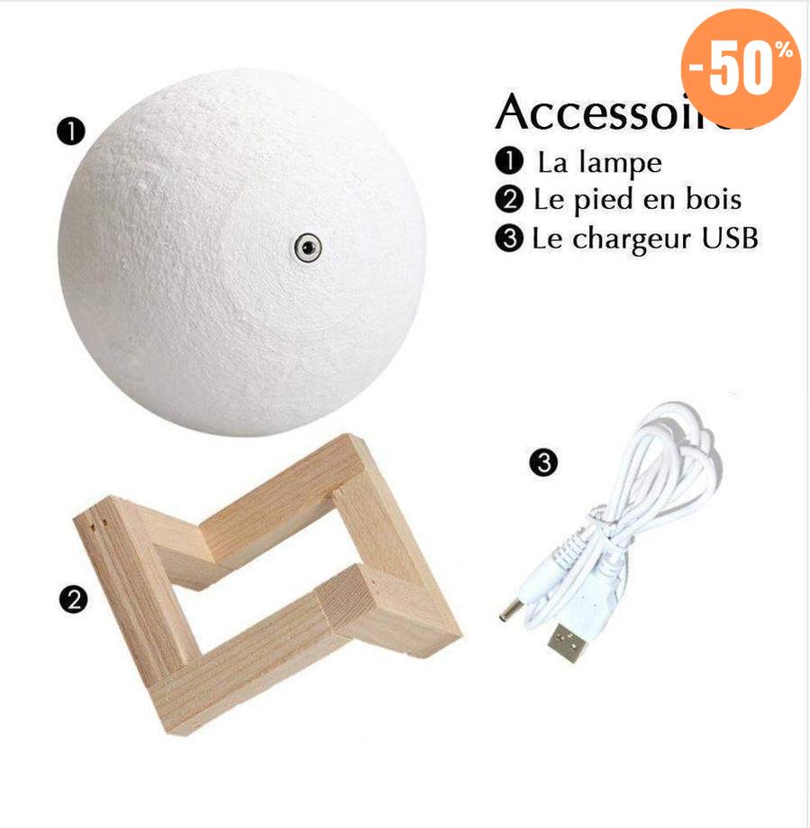 Exclusivité Lampe Lune 3D