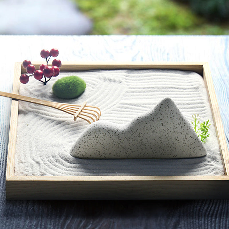Décoration Jardin Zen en Céramique | Rochers Décoratifs pour Méditation