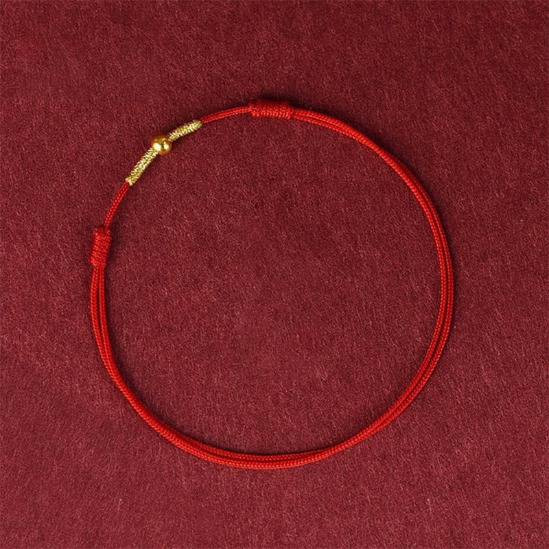 Bracelet / Chevillère de Protection en Fil Rouge & Argent Sterling 925