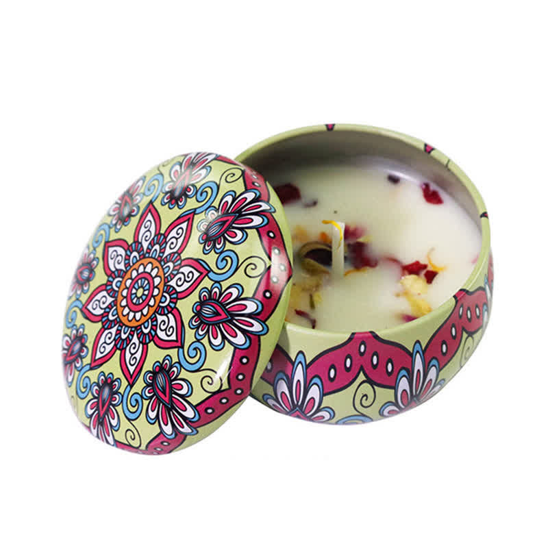 Bougie Spirituelle en Cire de Soja pour Méditation et Rituels
