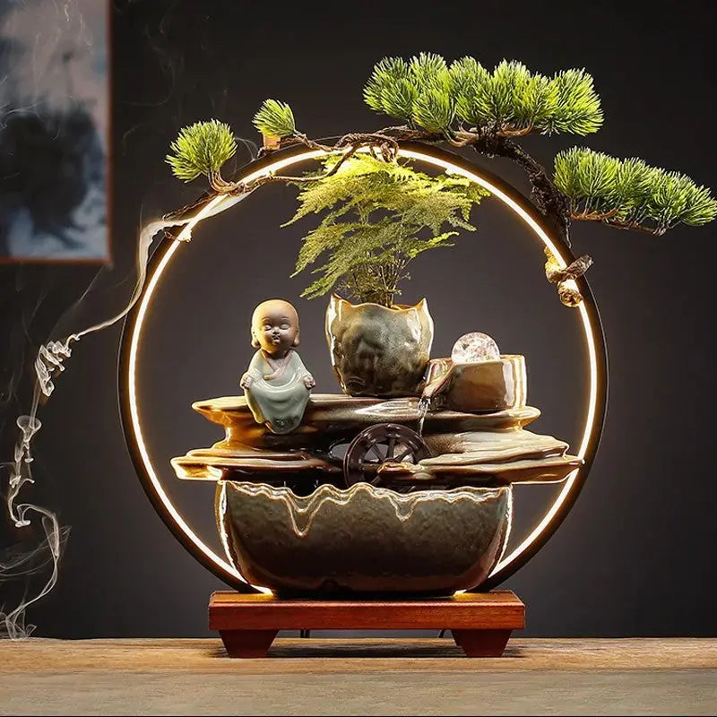 Flux Harmonie · Fontaine d’Encens LED Feng Shui