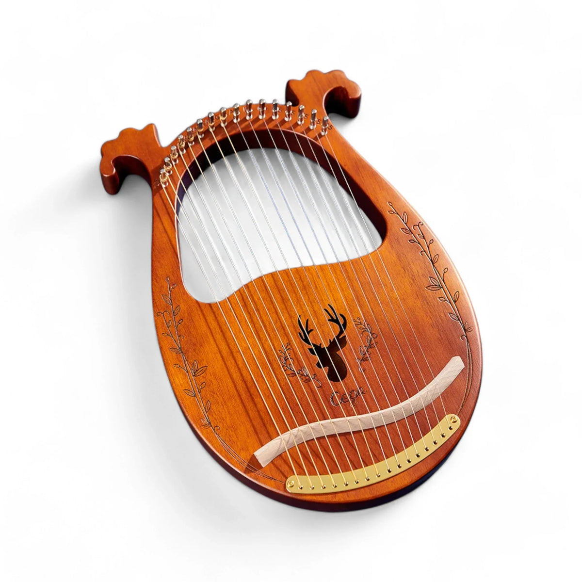 Harpe Lyre Acajou – 16 à 24 Cordes