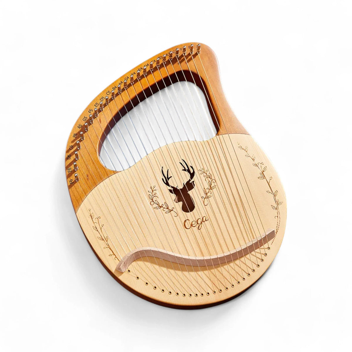 Harpe Lyre Acajou – 16 à 24 Cordes