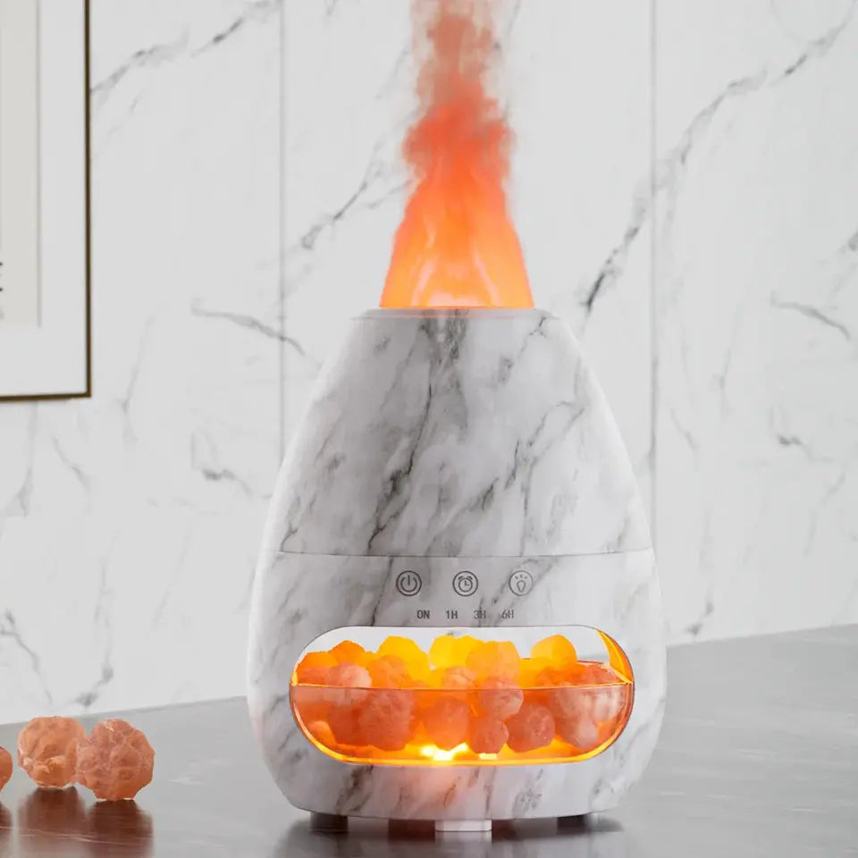 Diffuseur d’Huiles Essentielles Flamme & Pierres Naturelles