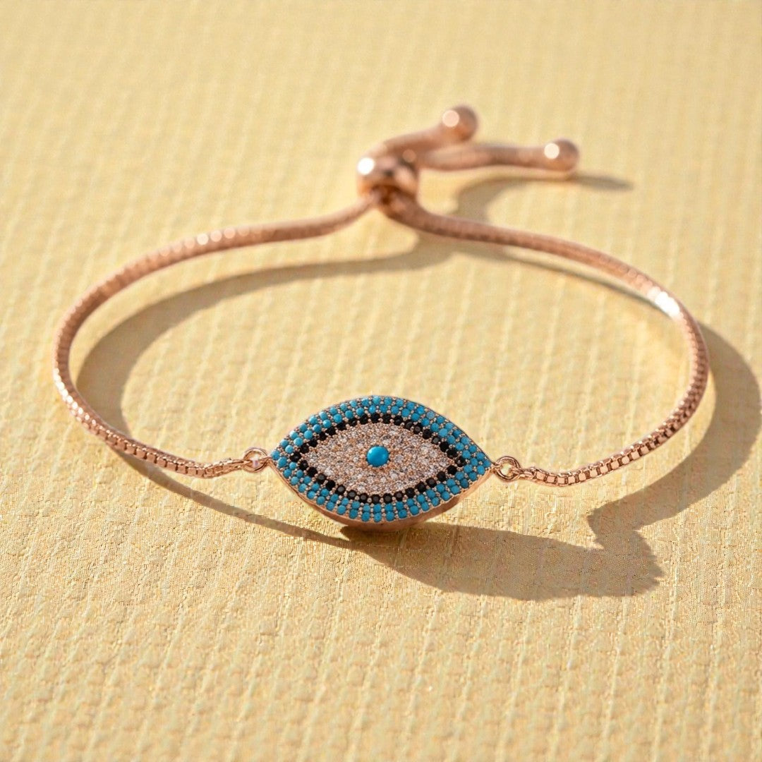 Bracelet Oeil Bleu - Protection du Mauvais Œil
