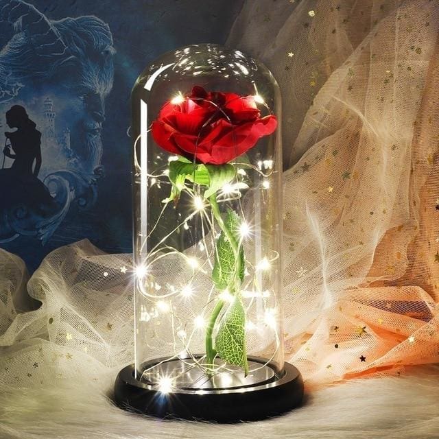 Rose Éternelle sous Cloche – Élégance & Romance Durable