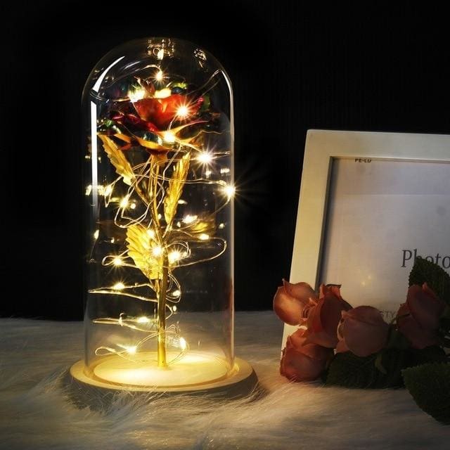 Rose Éternelle sous Cloche – Élégance & Romance Durable