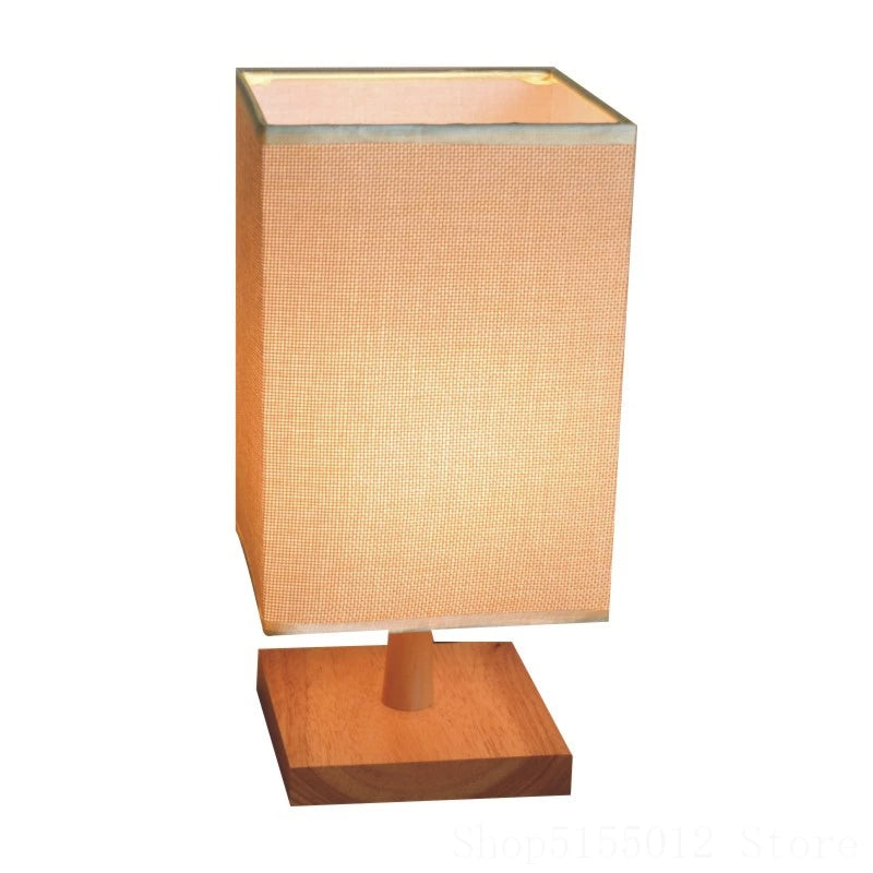 Lampe de table Zen LED – Socle Bois & Lumière Apaisante