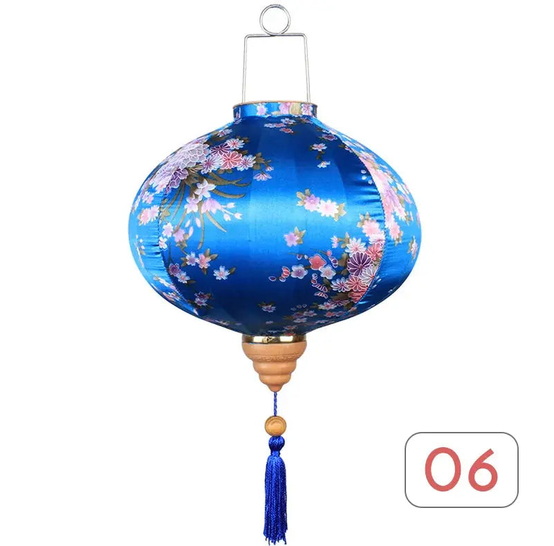 Lanterne Murale Japonaise en Soie Traditionnelle