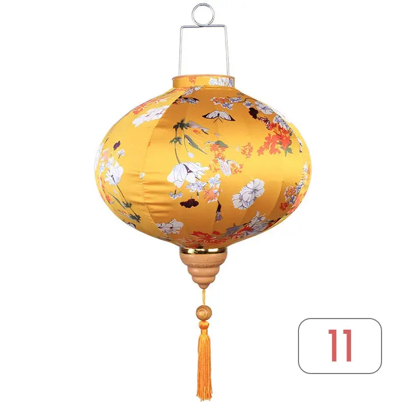Lanterne Murale Japonaise en Soie Traditionnelle