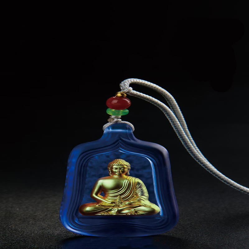 Collier Bouddha Médecine Cristal Liuli 48 mm