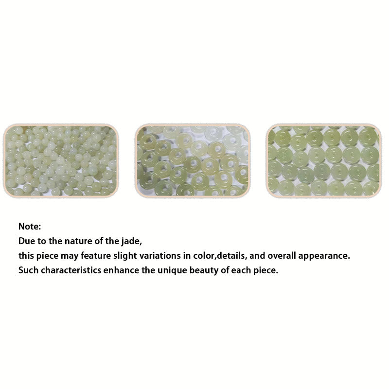 Boucles d’Oreilles Lapin en Jade Hetian Naturel & Perles – Argent 925
