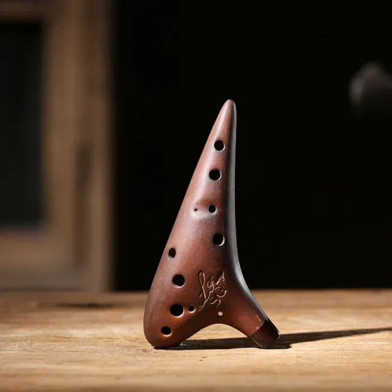 Ocarina 12 Trous Sable Pourpre