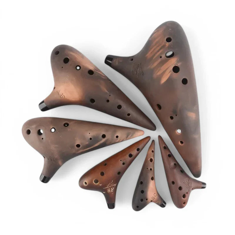 Ocarina 12 Trous Sable Pourpre