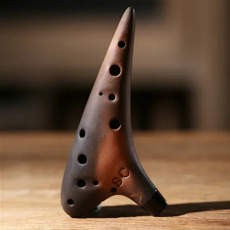 Ocarina 12 Trous Sable Pourpre