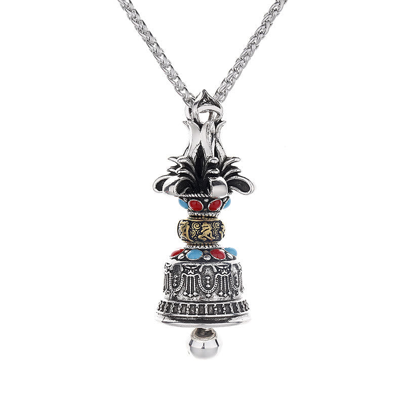 Collier Vajra Tibétain Om Mani Padme Hum en Cuivre