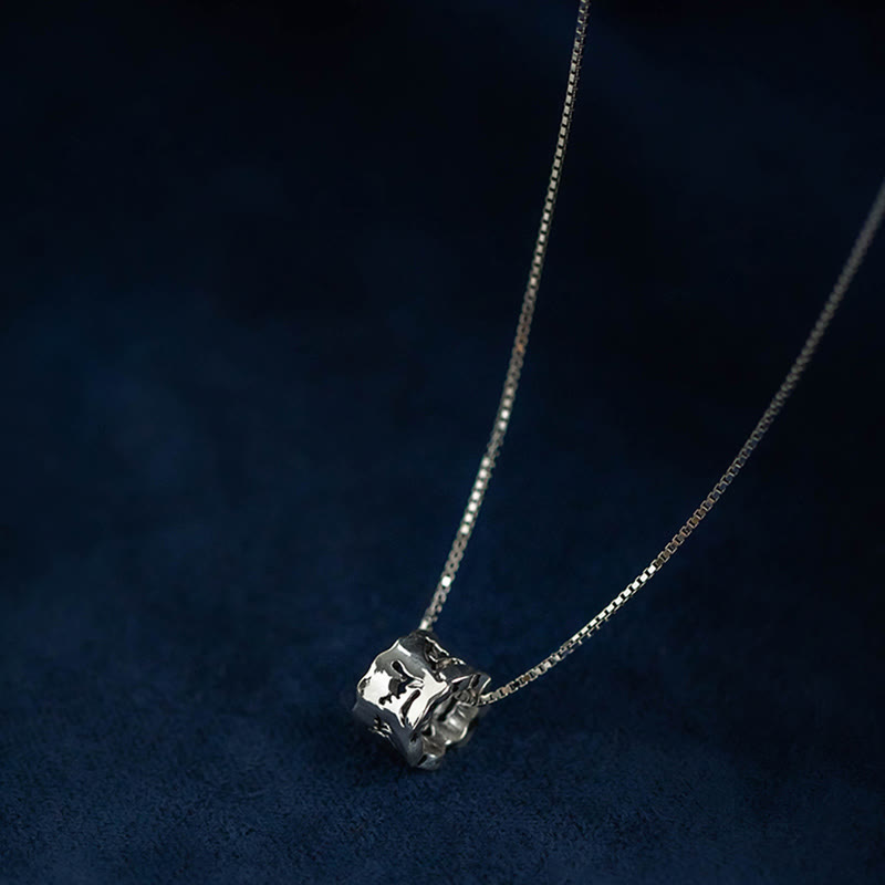 Collier Om Mani Padme Hum en Argent Sterling 925