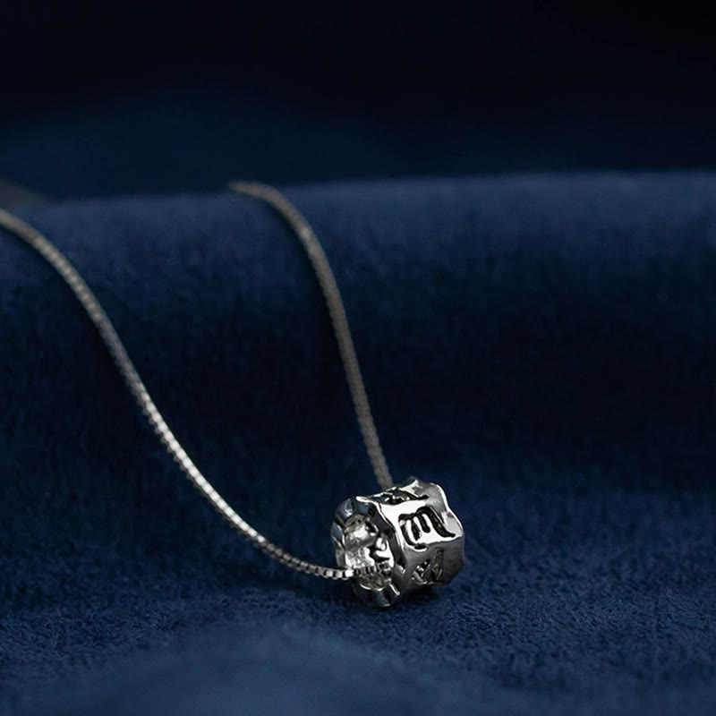 Collier Om Mani Padme Hum en Argent Sterling 925