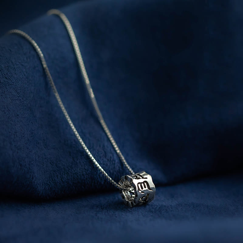 Collier Om Mani Padme Hum en Argent Sterling 925