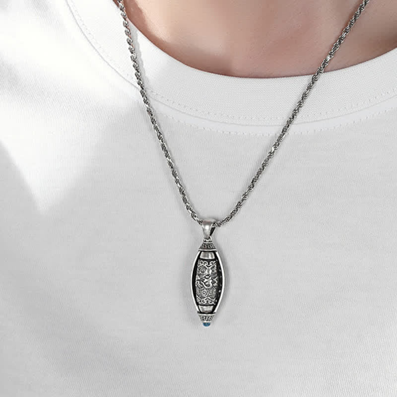 Collier Rotatif Om Mani Padme Hum en Cuivre