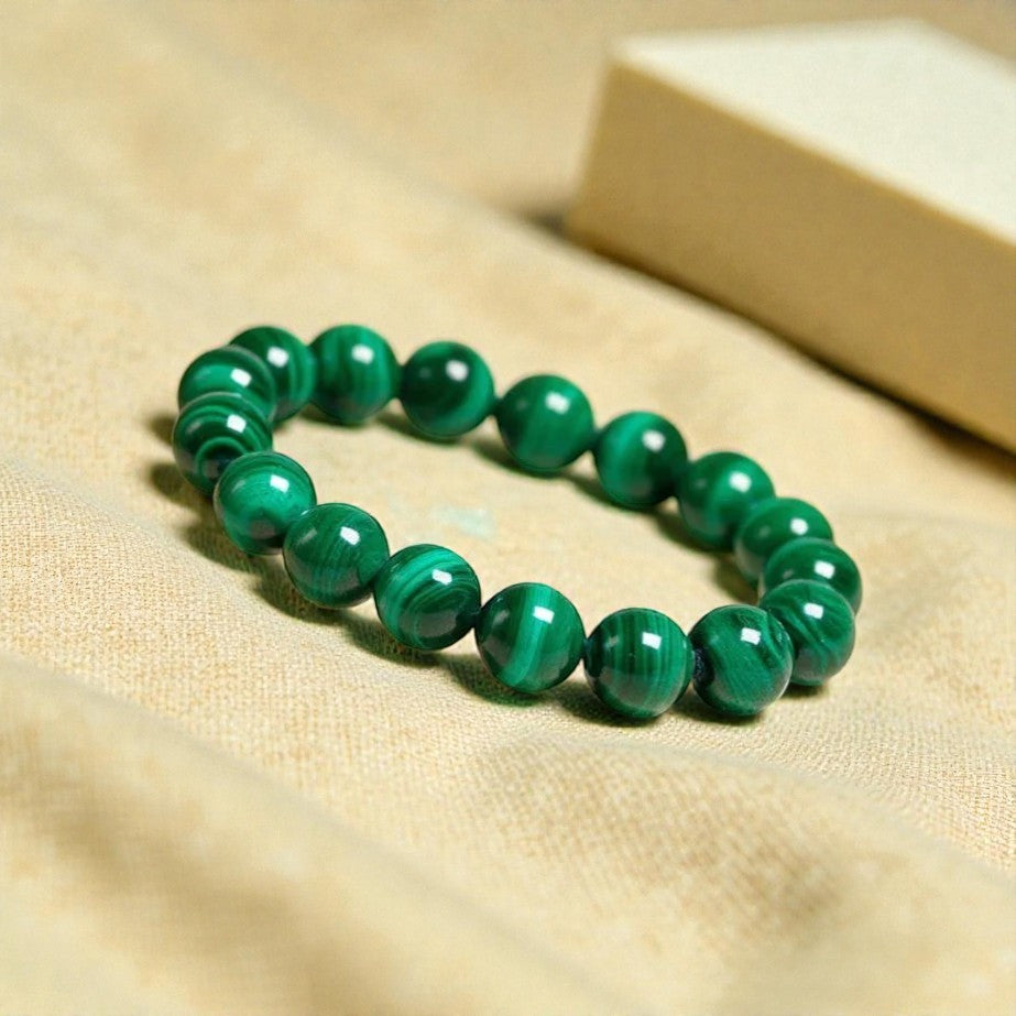 Bracelet Purification en Malachite Véritable