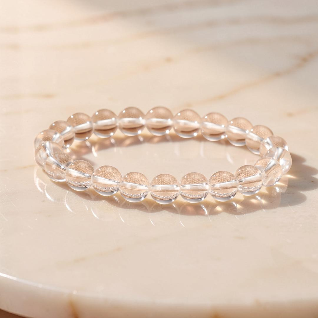 Bracelet Cristal de Roche – Clarté Céleste